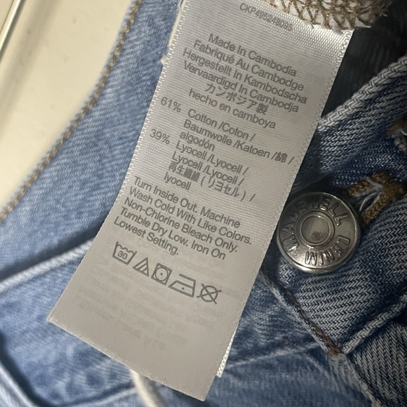 Madewell Jeans Low Slung Baggy Womens 32 /14 Medium Wash Denim Button Fly - Picture 16 of 16